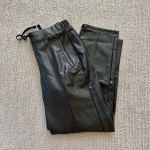 Black Leather Pants